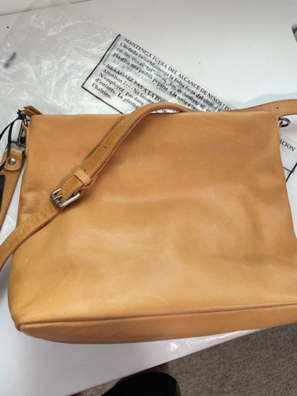 Latico Leathers Gretchen Camel Crossbody NEW w Crossbody Strap Only